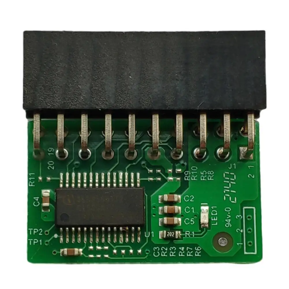 

TPM 2.0 Encryption Security Module LPC 20pin protection module Support Multi-brand Motherboard