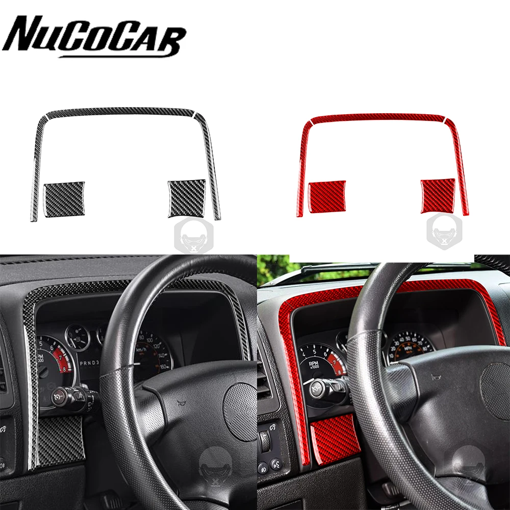 

Спидометр для руля Hummer H3 2006-2010 из углеродного волокна, отделка панели руля, аксессуары для интерьера автомобиля, декоративные наклейки