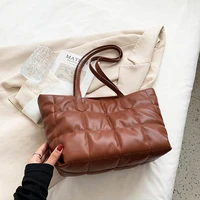 designer plaid women handbag purse large capacity tote bag travel shopping shoulder bag soft leather women handle bags