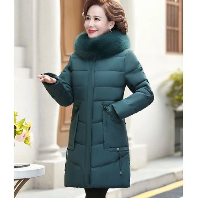Winter Women's Cold Coat Parkas Super Hot Coats Hooded Long Cotton Padded Jacket Jackets Womens Winter Clothing 2022 Fashion