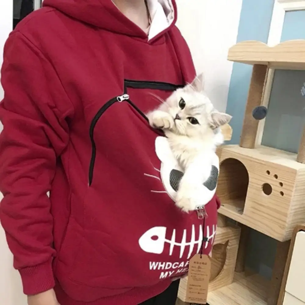 

Cats Lovers Hoodie Kangaroo Dog Pet Paw Dropshipping Pullovers Cuddle Pouch Sweatshirt Pocket Animal Ear Hooded Hot Dropshipping