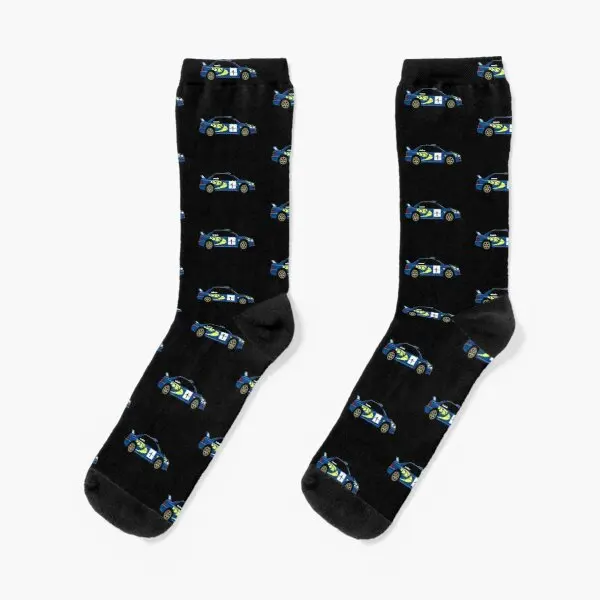 

Impreza Wrc Rally Car Crew Socks Unisex Breathable Winter Cute Cartoon Pattern Sports Short Comfortable Ladies Mens Best Women