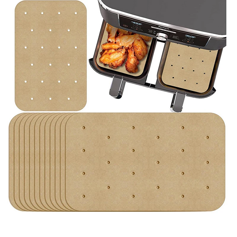 

Air Fryer Paper Disposable Steamer Liners Kitchen Bakeware Papers Baking Non-Stick Steaming Mat Oil-absorbing Paper for Fryer