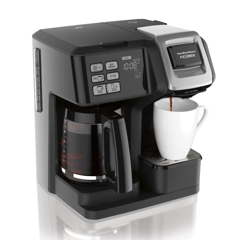 

FlexBrew Trio Coffee Maker, Single-Serve, Black & Silver, Model 49954