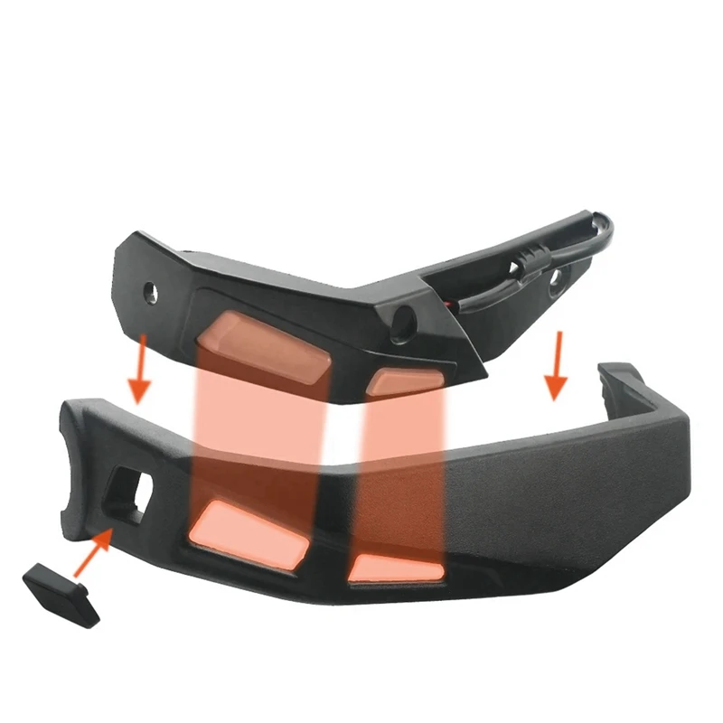 Черная Алюминиевая защита для рук комплект Can-Am Ryker 600 900 Sport &amp Раллийная версия