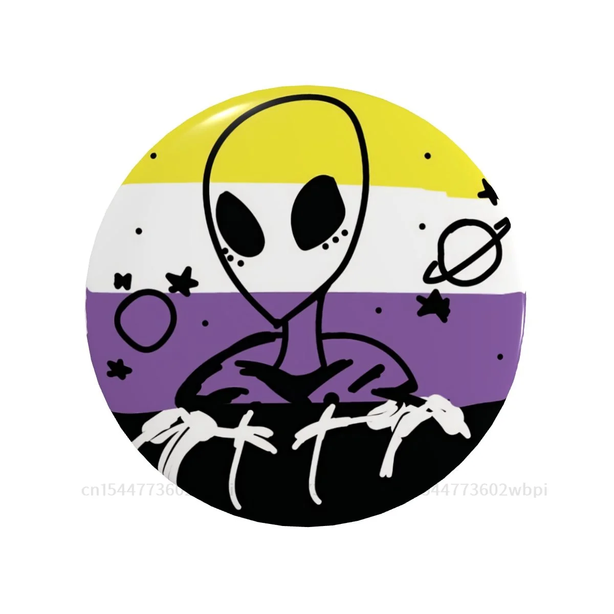 

Металлическая брошь в форме инопланетянина, модная мягкая булавка для пуговиц, креативный подарок для влюбленных, украшение для воротника, ...