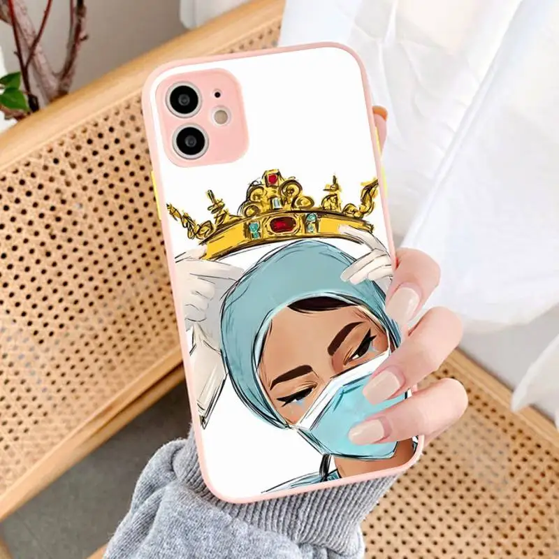 

Nurse Medical Medicine Health Heart Phone Case for iPhone 14 11 12 13 Mini Pro Max 8 7 Plus X XR XS MAX Translucent Matte Cover