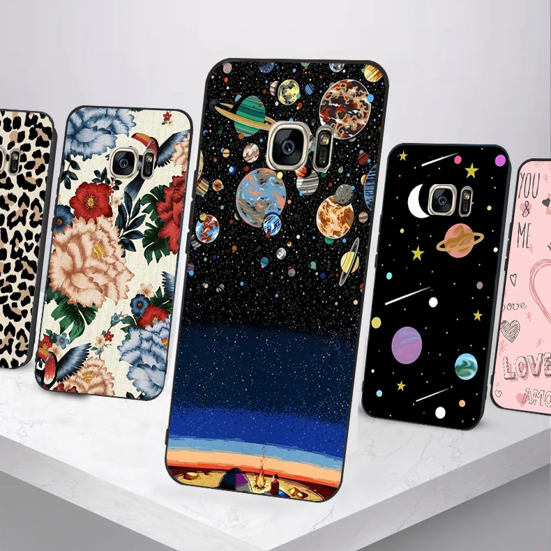 Чехол для телефона Butteryfly Tiger Samsung Galaxy S6 Edge чехлы с узором мягкая задняя крышка Plus S 6