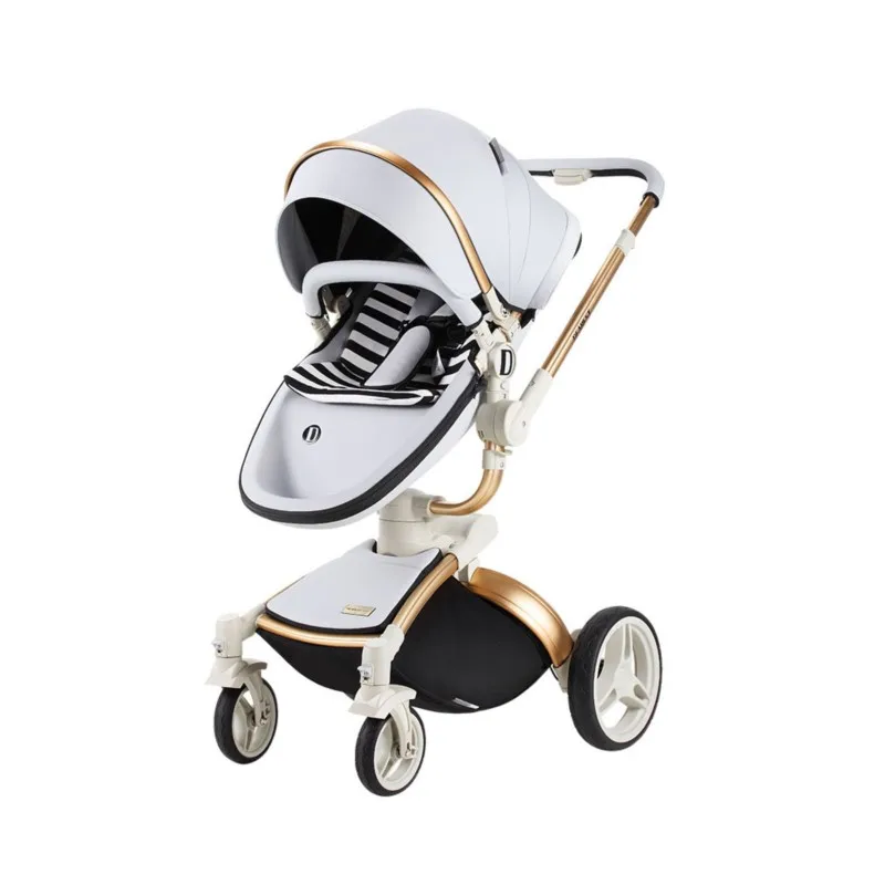 LazyChild Two-in-one Stroller Folding Two-way High Landscape Noble Temperament Baby Stroller Walking Baby Artifact Baby Stroller enlarge