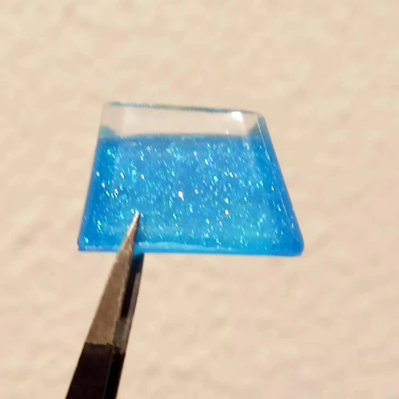 

Колпачок для клавиатуры с подсветкой из смолы для механической клавиатуры DIY OEM профиль R4 высота прозрачный синий Шестеренчатый ключ для кл...