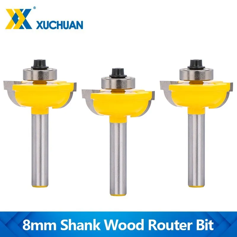 

Wood Router Bit 8mm Shank Architectural Molding Router Bit Wood Milling Cutter Tenon Cutter for Woodworking Tools