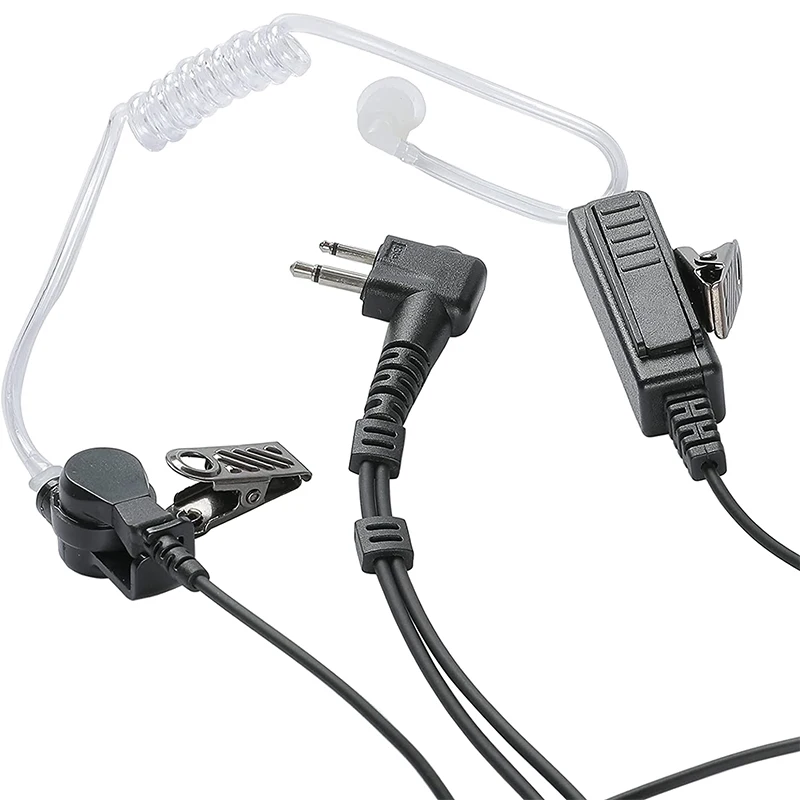 Two Way Radio Headset Walkie Walkie Accessories Police CP200CP200D Earpiece Compatible with Motorola BPR40 CP100D CP185 RDM2070D