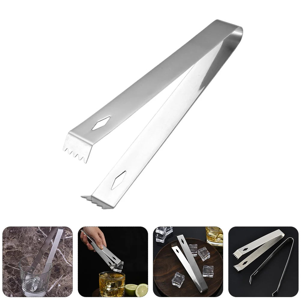 

Tongs Tong Ice Clip Serving Kitchen Cube Foodbucket Nonstick Steel Stainless Bread Buffet Candy Fruit Appetizer Party Mini Steak