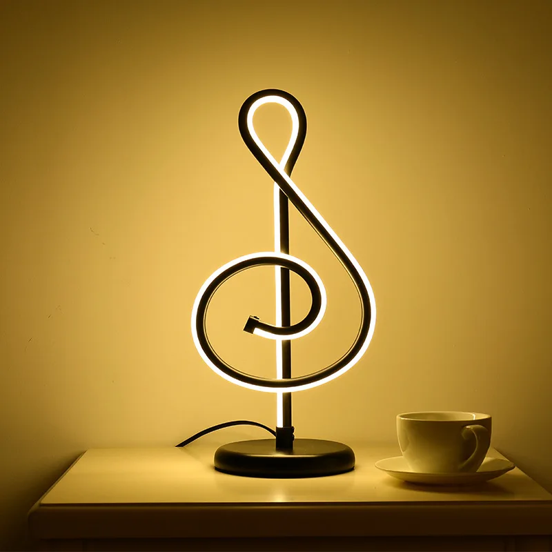 

LED Note Table Lamp Modern Minimalist Creative LED Night Light Bedroom Bedside Living Room Study Dining Room Lighting Decorative