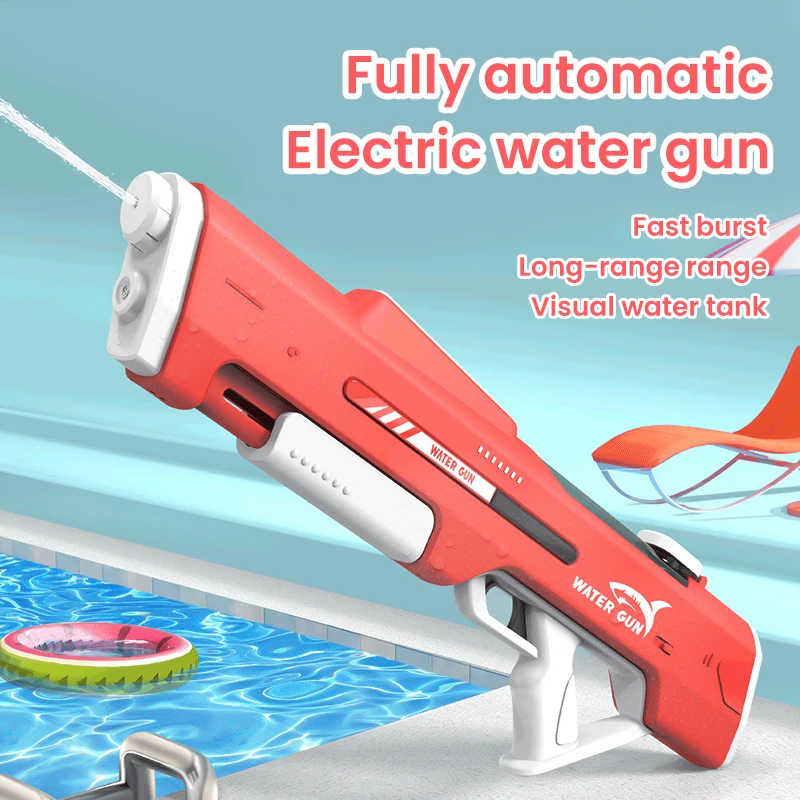 

Manuelle And Automatic Integrierte Water Gun Continuous Launch Toy High Pressure Guns Summer Beach Outdoor Games Toys for Kids