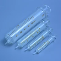 glass syringe feeding booster enema sampler dispensing 12510203050100ml chemical medicine syringe