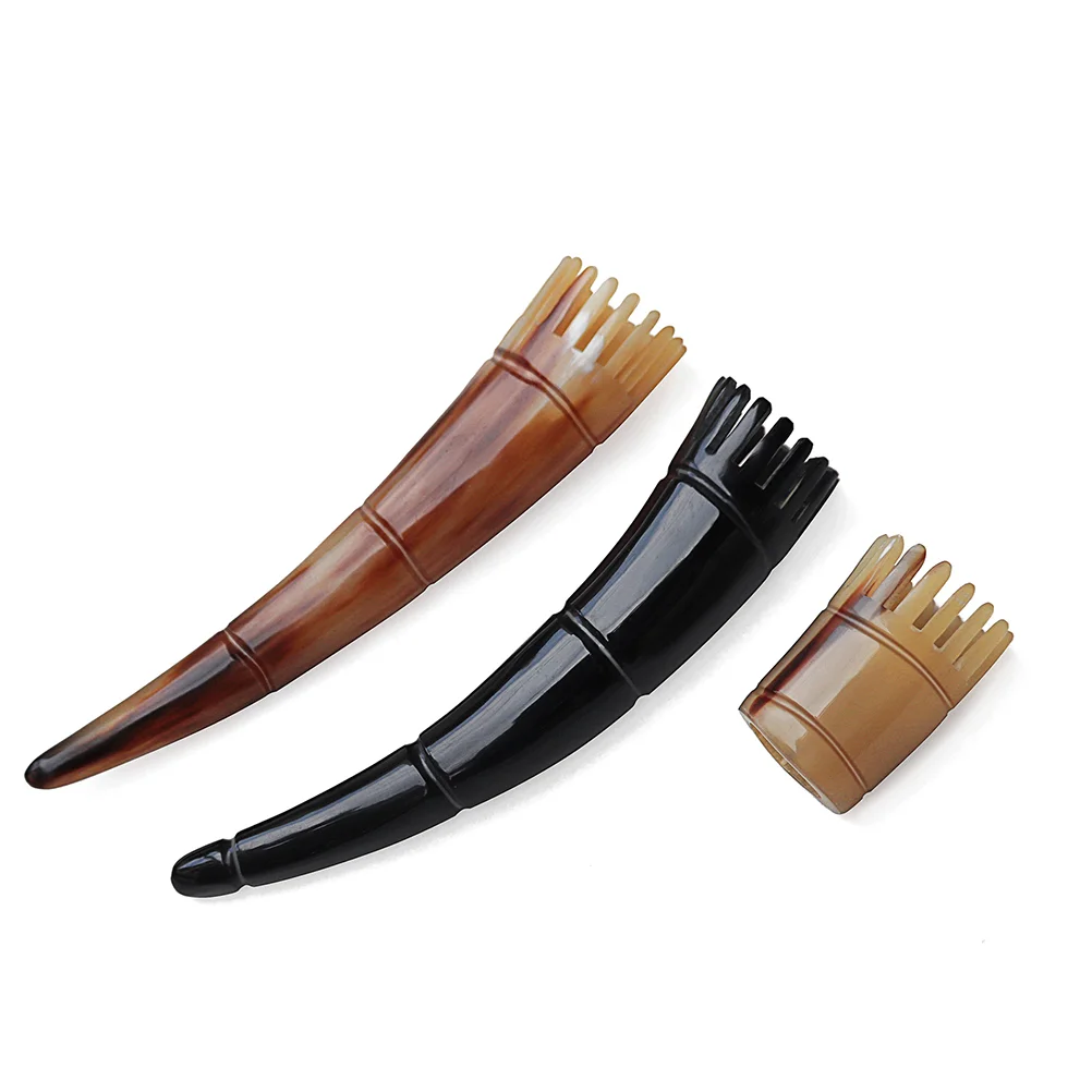 Расческа для волос Шампунь с бычьим рогом Anticaida Roller Tip Очистка кожи головы