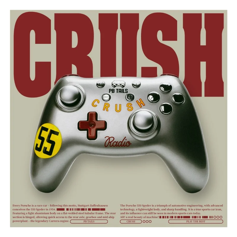 Джойстик Tmr с первым высвобождением Trush 550 Pay Tribute To Spyder Borscher ПК Bluetooth Черный Wukong