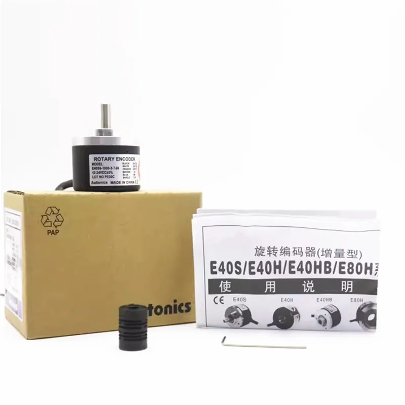 1PCS E40S6-1024-3-N-24 Rotary Encoder E40S6 10 20 100 200 500 1000 1024 3000 5000 3-T-24 6-L-5 3-1-24 3-V-24 3-T-5 6-L-24
