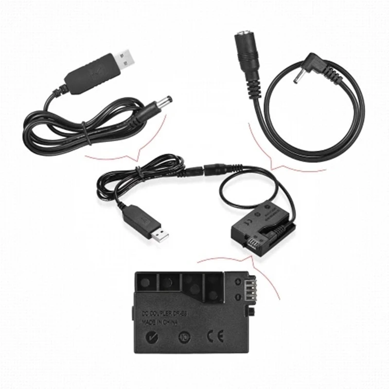 Искусственная батарея с аккумулятором постоянного тока запасной USB-кабель