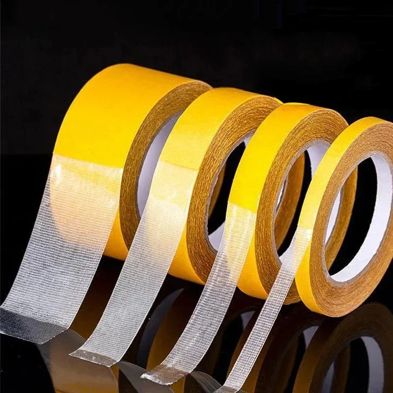 

5/10/20m Strong Fixation Double Sided Tape Heavy Duty Translucent Mesh Waterproof Traceless Powerful Grid Carpet Adhesive Tapes