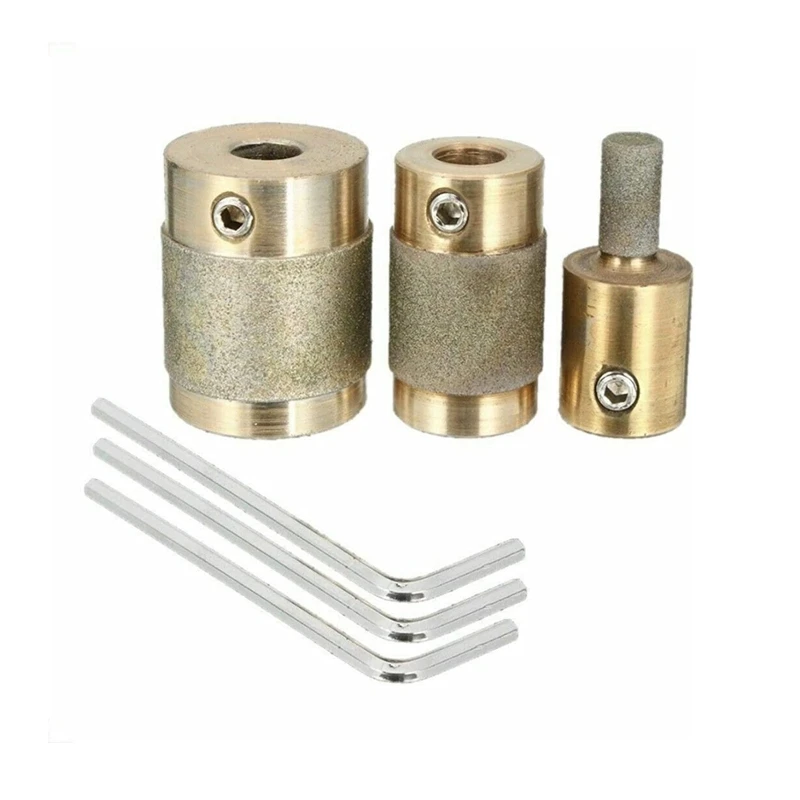 

Stained Glass Diamond Grinder Bit for Head Tools Stain Glass Tools & Supplies for Glass Grinder 1 Inch 3/4 Inch 1/4 Inch