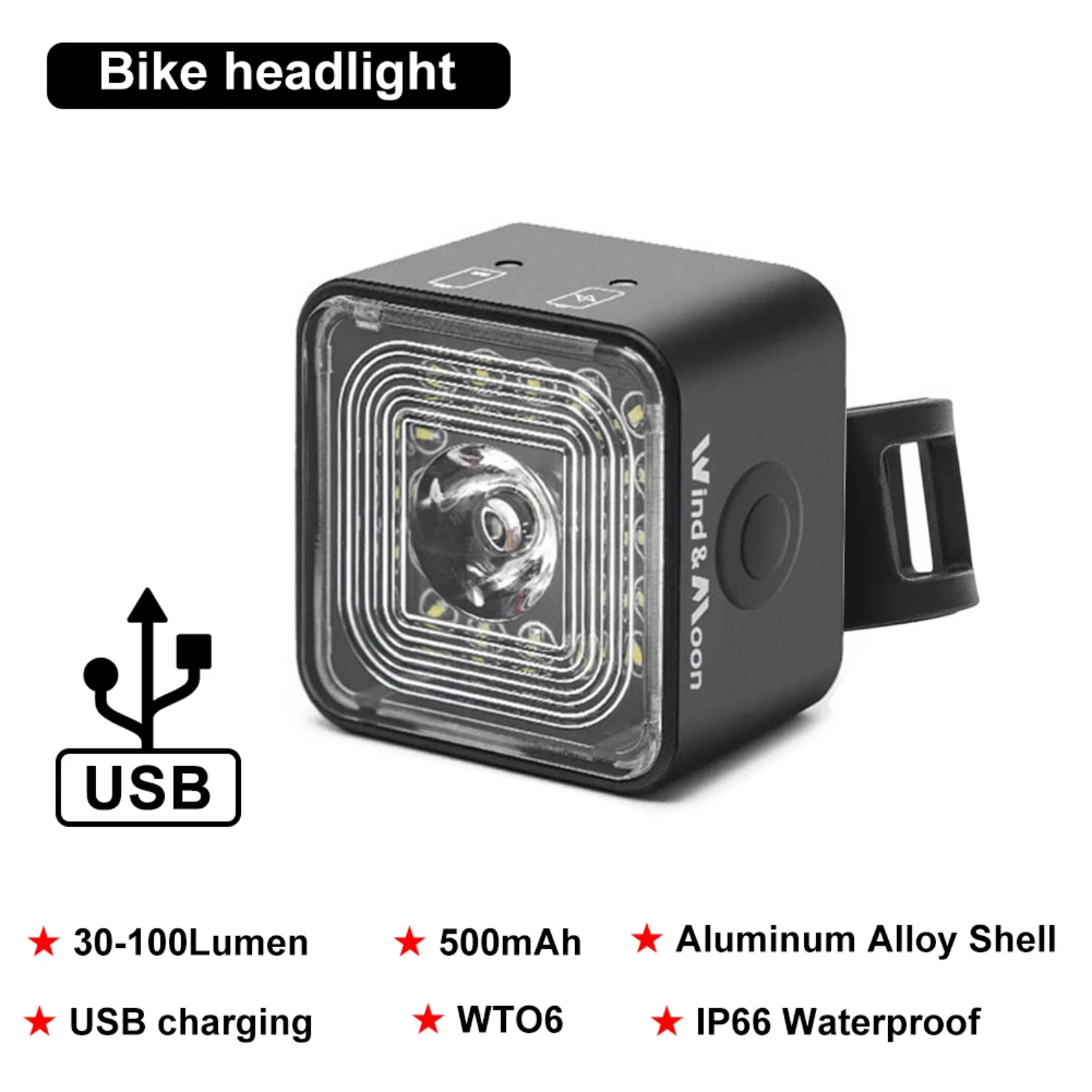 WT06 велосипедный фонарь задний USB перезаряжаемый передние фонари задние
