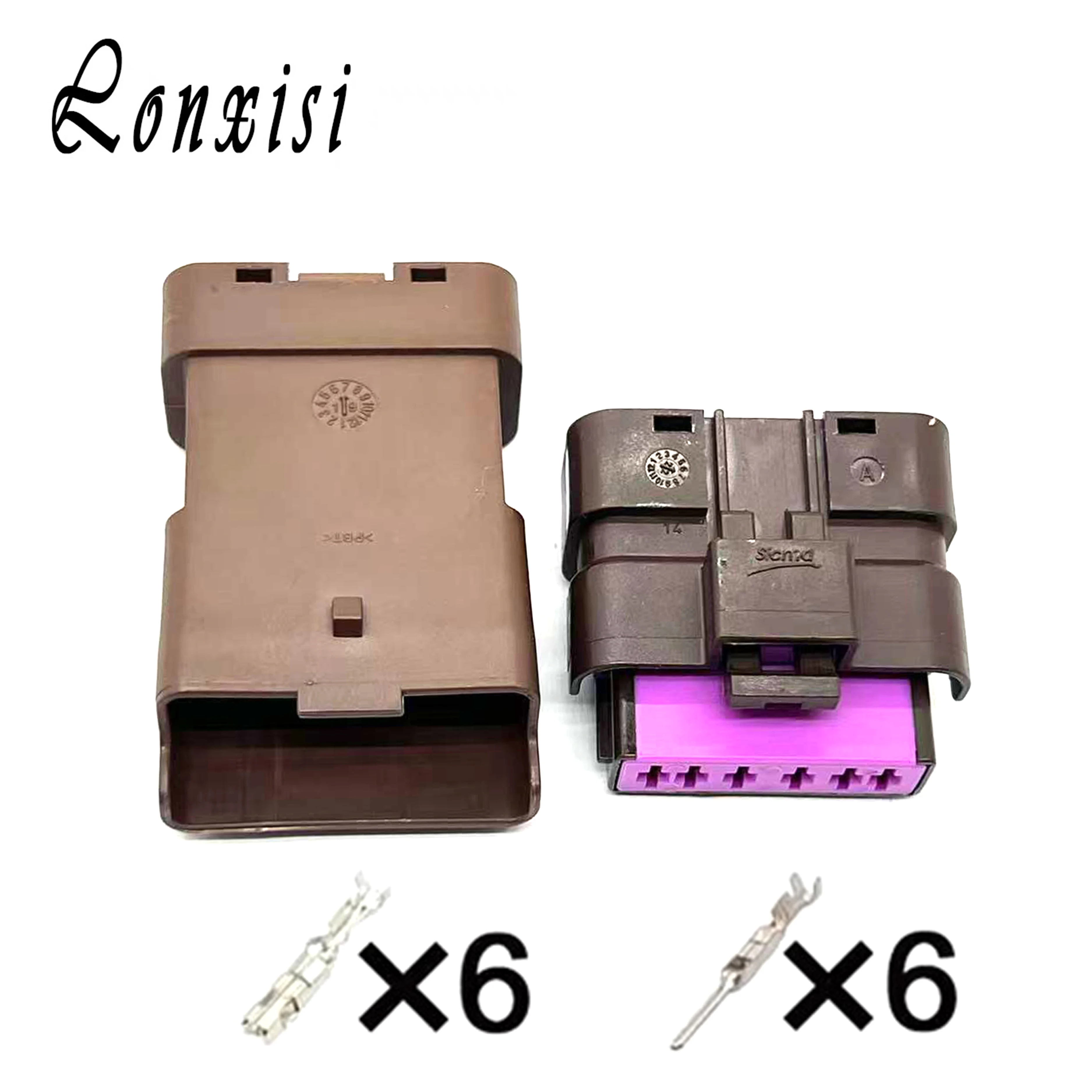 

1/5/10/20 комплектов, 6-контактный 211PL062S1049 211PC062S1049 автоматический разъем клапана EGR, разъем топливного насоса для Volvo Citroen Peugeot