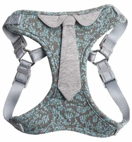 2022pet life fidomite mesh reversible and breathable adjustable dog harness w designer neck tie