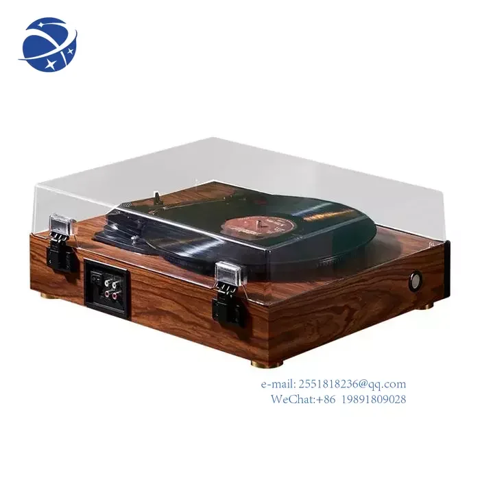 

YYHCplay recording newest sd wireless the hifi music handheld Suitcase turntable gramophone