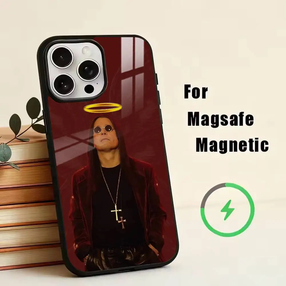 Фото Чехол для телефона DD-Rock Singer Ozzy Osbourne для iPhone 17, 16, 15, 14, 13, 12, 11 Plus, Pro, магнитный, для беспроводной зарядки Magsafe №3