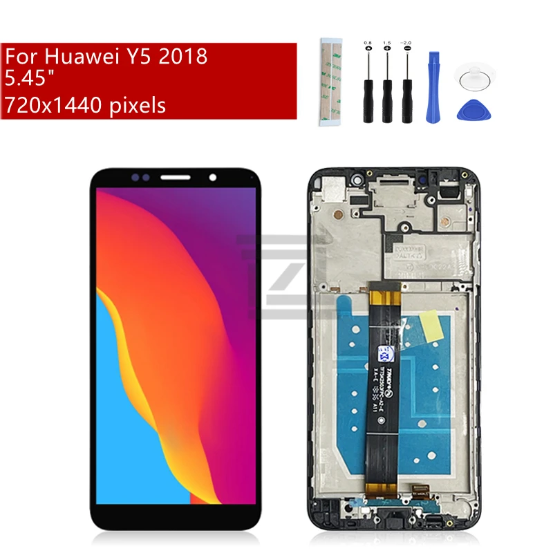 

ЖК-дисплей для Huawei Y5 2018 с сенсорным экраном и дигитайзером в сборе для Huawei Y5 Prime 2018, запасные части для дисплея 5,45 дюйма