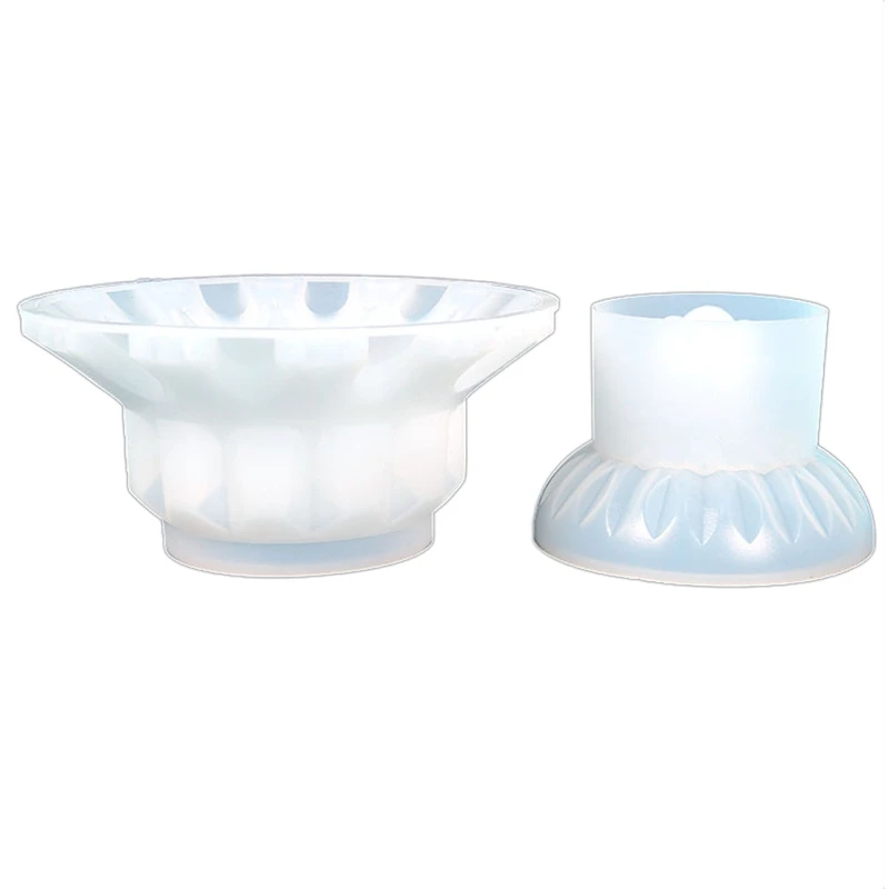 

2Pcs DIY Crown Storage Box Silicone Mould Dried Flower Resin Decorative Craft Resin Mold