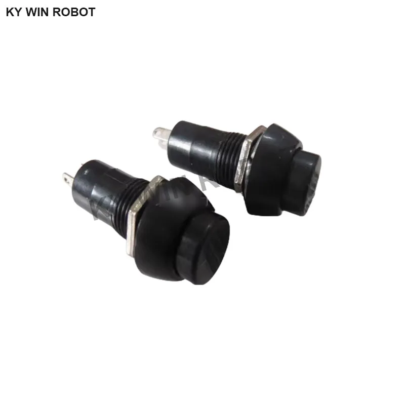 

5pcs/lots 12MM Imported Taiwan Round Pushbutton Switch 3A250V 2-pin reset Toggle Switch Normal Open Brand New!