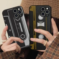 vintage cassette tape retro style phone case hard leather case for iphone 11 12 13 mini pro max 8 7 plus se 2020 x xr xs coque