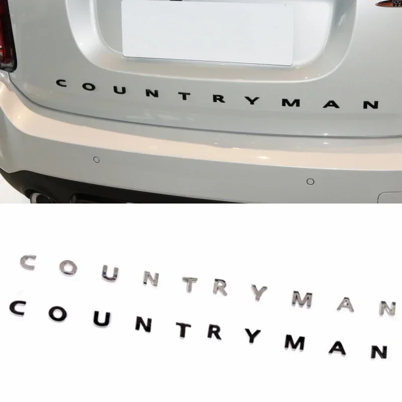 ABS автомобильный задний трубчатый значок наклейка для MINI COOPER Countryman эмблема авто