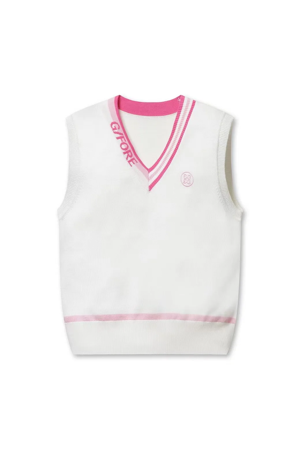 New spring/summer  golf cashmere knit vest is specially designed for women's couples sweaters, the same design of golf vest