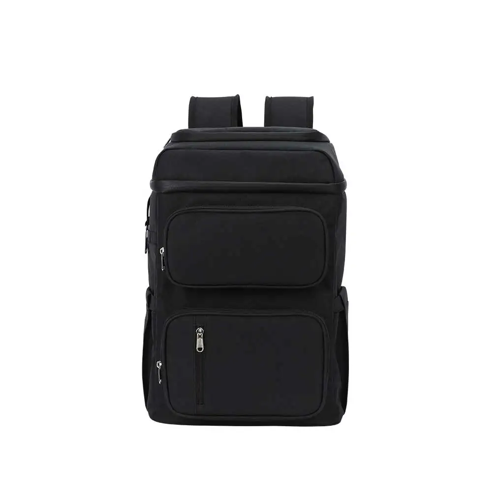 

Picnic Backpack Beer Cooler Bag Tableware Thermal Pack Organizer with Zipper Large Capacity Multi-pocket for Camping