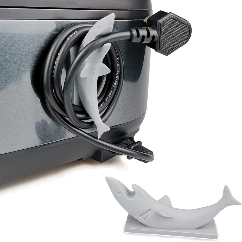 

Cable Organizer Dolphin Wire Winder Silicone Tie Fixer Wire Management organizador Cord Clip Office Desktop Phone Cables holder