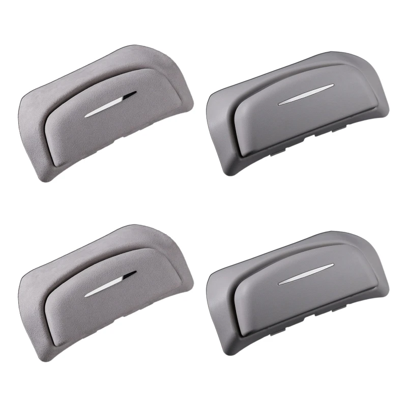 

Gray Glasses Case Clamp Organizer Box for Model 3 Y Auto Accessories Suede Sunglasses Holder Sun Visor Clamp