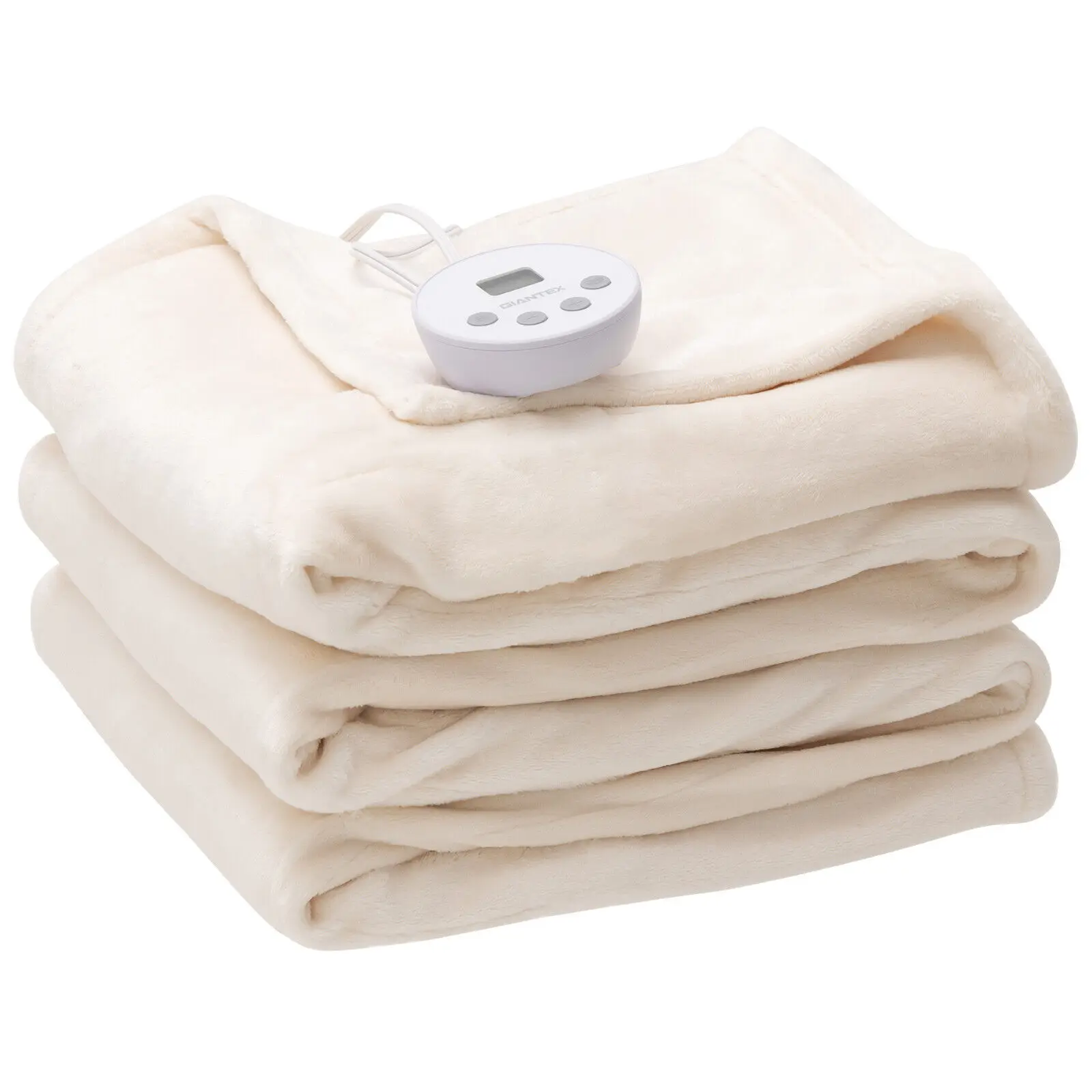 Costway 62" x 84" Heated Blanket Twin Size Electric Heated T