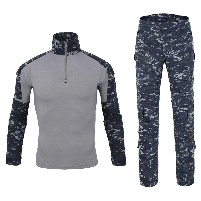 Outdoor Long-Sleeve Frog Suit Men's Professional Camouflage Working Suit Slim Comfortable Military Training Clothes