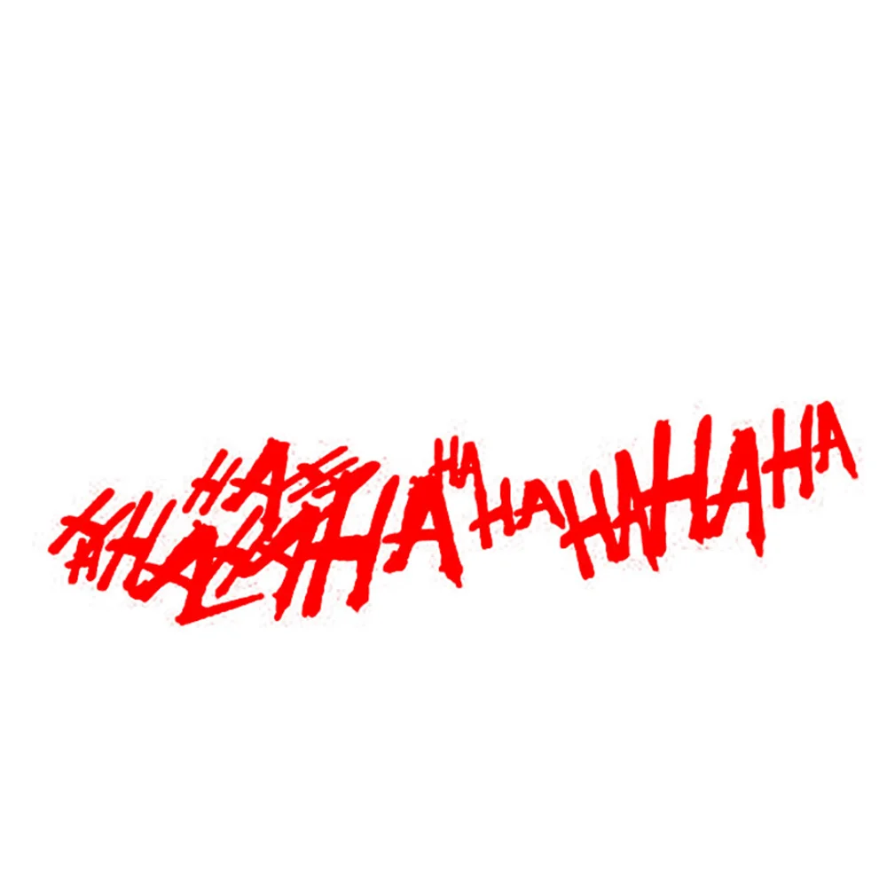 13-цветная наклейка на автомобиль HaHa Joker, забавная наклейка на шлем, светоотражающие наклейки для мотоцикла, наклейки на авто, окно, бампер, декор