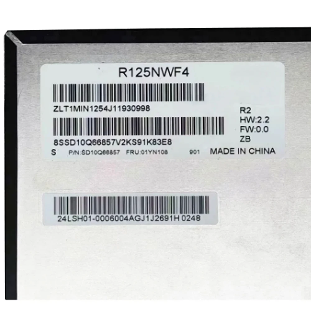 FRU 01YN107 B125HAK01.0 01YN108 R125NWF4 R2 12 5 дюймов 1920X1080IPS FHD 40 контактов 300 кд/м2 сенсорный ЖК-экран