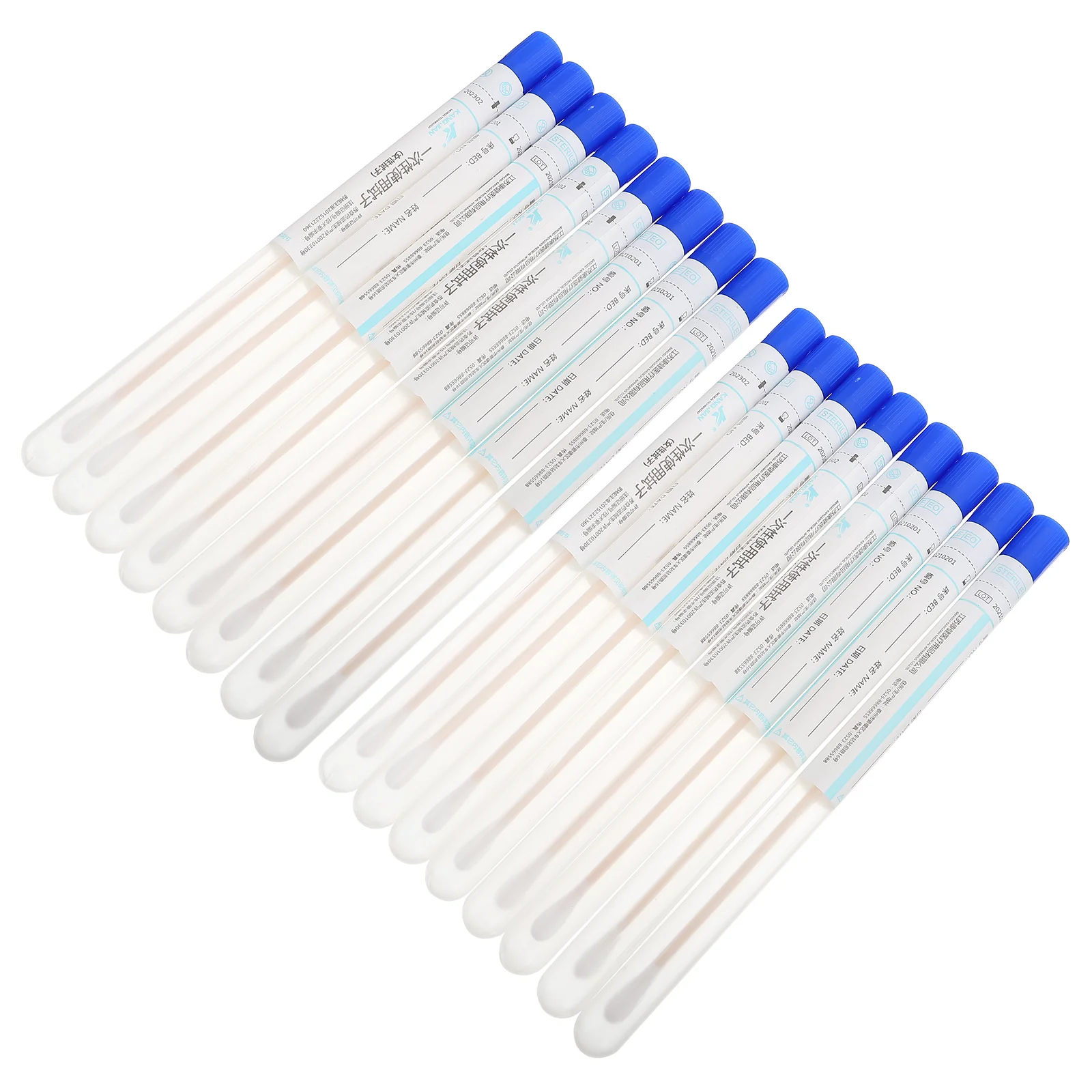 

150 Pcs Cotton Tips Mouth Swabs Specimen Collecting Cleaning Disposable Detection Sampling