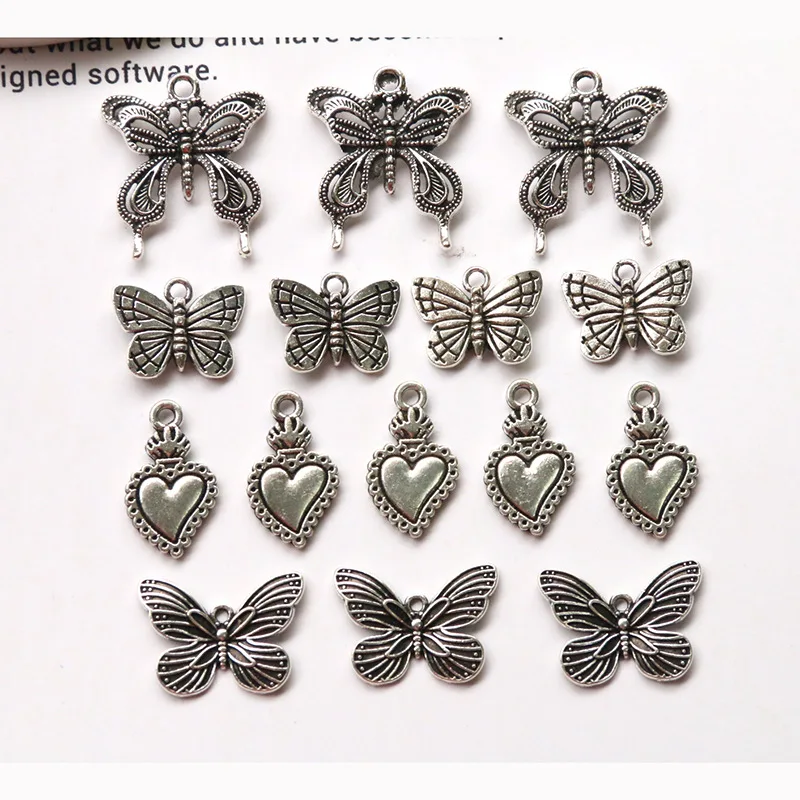 

5pcs retro Diablo antique silver metal Pendant Charms for Necklace Bracelet Earrings Jewelry Making Diy Findings