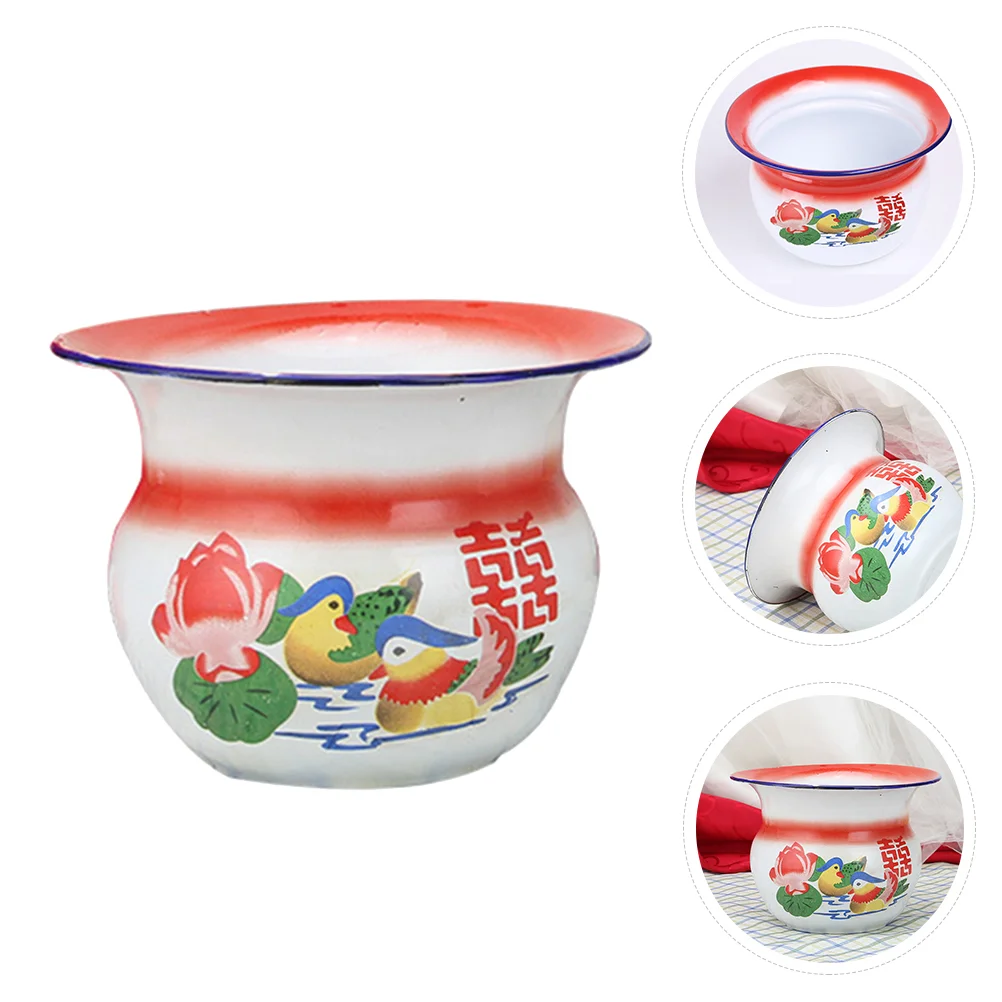 

Chinese Spittoon Chamber Pot Bucket Portable Toilet Urinals Pot for Pregnant Adults Elderly Night Camping Men's