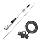 Алмазная мобильная антенна, бриллиантовая вспышка UHFVHF + Нержавеющее крепление для автомобиля, фотоэлемент с кабелем 5 м для детской, автомобильное двустороннее радио