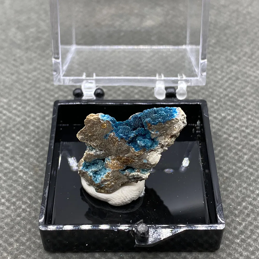 100% натуральные камни и кристаллы Veszelyite образец кристаллического минерала Ore Crystal