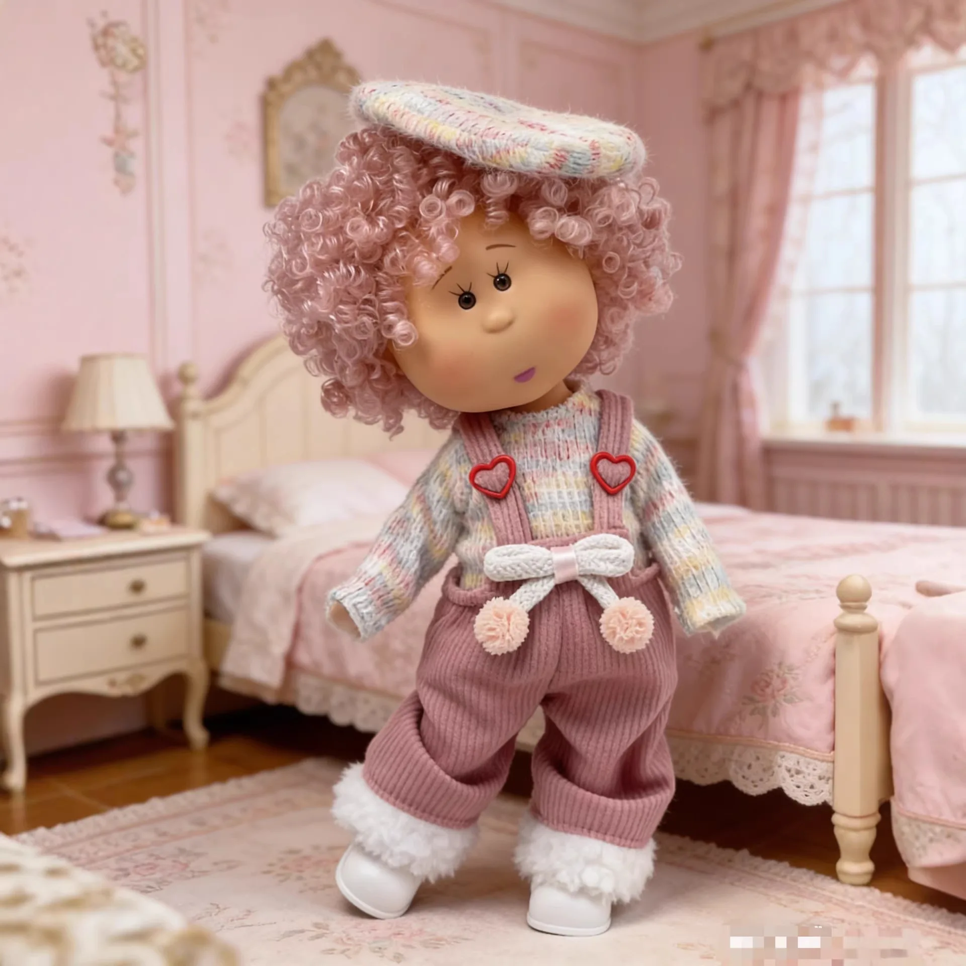 Фото Кукла BJD «Испанская картофельная кукла» Миа, 24 см / 9,4 дюйма, издание «Маленькая художница», с полным комплектом одежды, коллекционная художественная игрушка №3